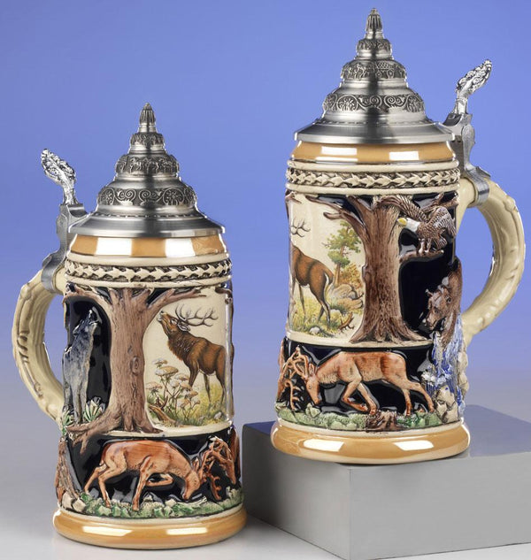 German Wildlife Beer Stein by King Werk GmbH and Co
