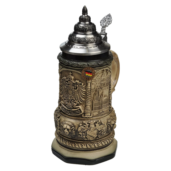 Germany Stein with Octagonal Base in Grayscale by King-Werk GmbH