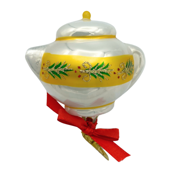 Holiday Tea Teapot Ornament by Inge Glas of Germany