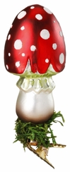Toad's Stool Clip On Ornament by Inge Glas of Germany