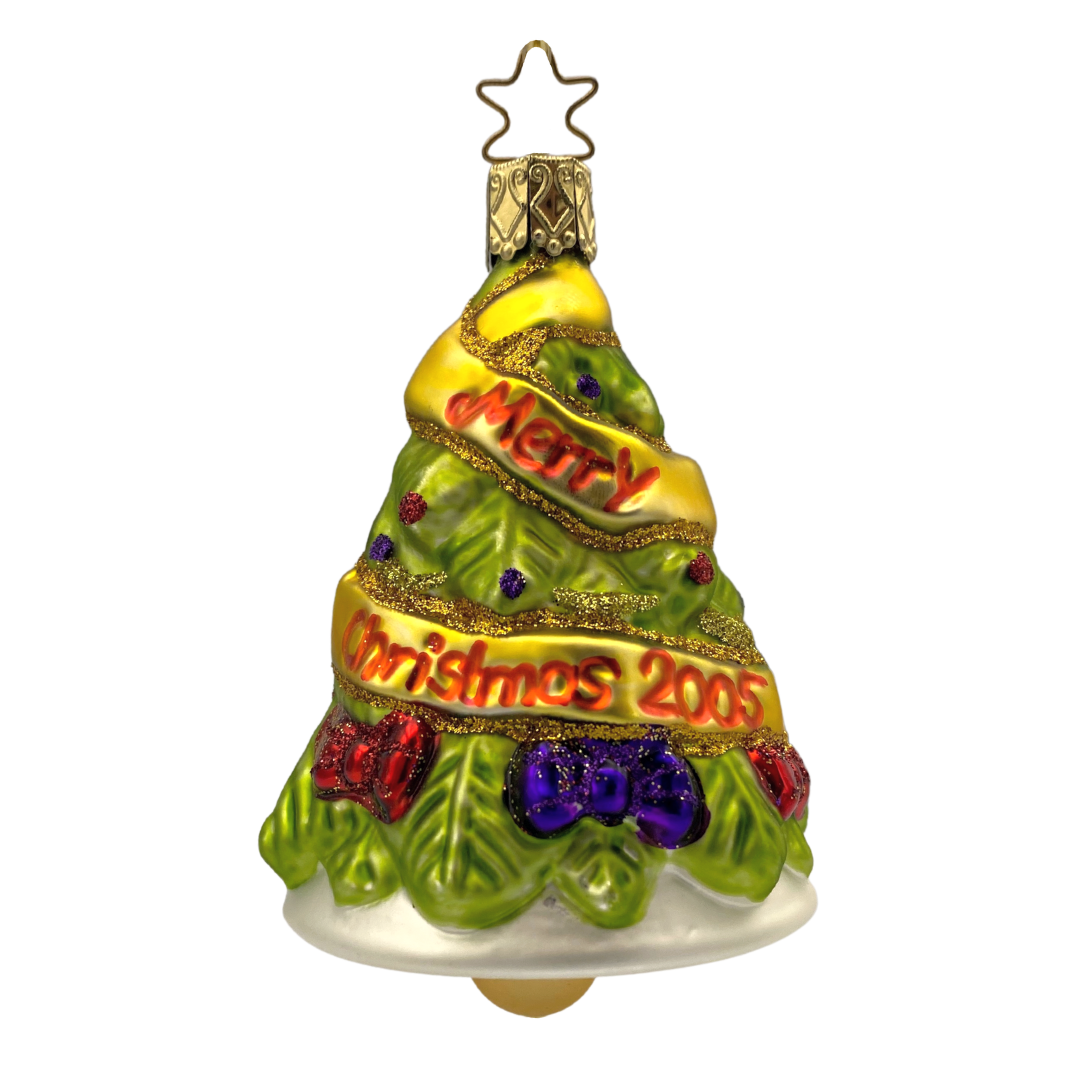 2005 Tannenbaum Annual Bell ornament by Inge Glas of Germany