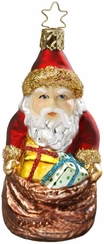 Santa's Greatest Pleasure - LifeTouch Ornament by Inge Glas of Germany