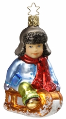 Sled Racer - LifeTouch Ornament by Inge Glas of Germany
