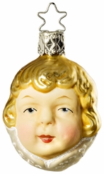 Antique Cherubim, Angel Head - Life Touch Ornament by Inge Glas of Germany