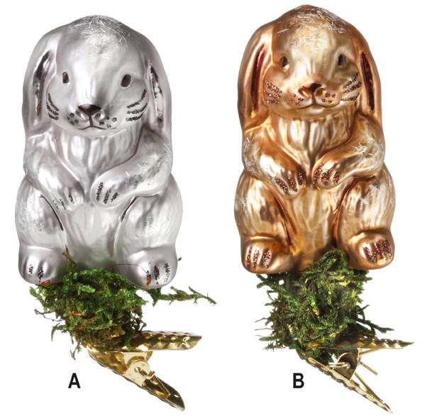 Nestled in the Grass Clip On Ornament by Inge Glas of Germany