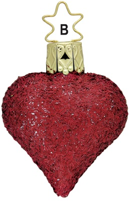 Love in Color Ornament by Inge Glas of Germany