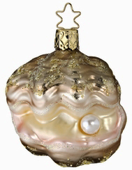 Ocean's Pearl Ornament by Inge Glas of Germany