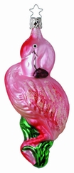 Pretty in Pink Flamingo Ornament by Inge Glas of Germany