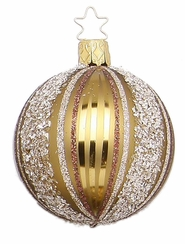 Kugel 6 cm, Sparkling Ball Ornament by Inge Glas of Germany