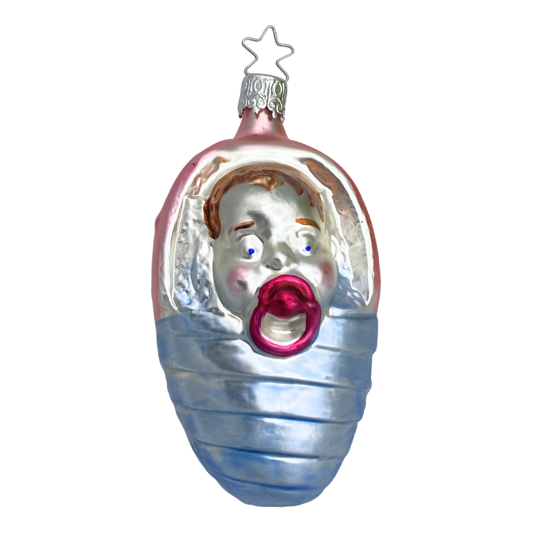Baby Bunting Ornament by Inge Glas of Germany