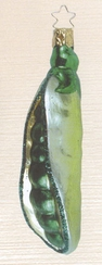 Peas in a Pod Ornament by Inge Glas of Germany
