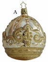 Gold Crown Ornament by Inge Glas of Germany