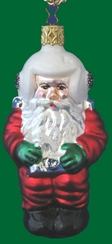 Astronaut Santa Ornament by Inge Glas of Germany