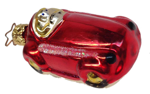 Little red Race Car Ornament by Inge Glas of Germany