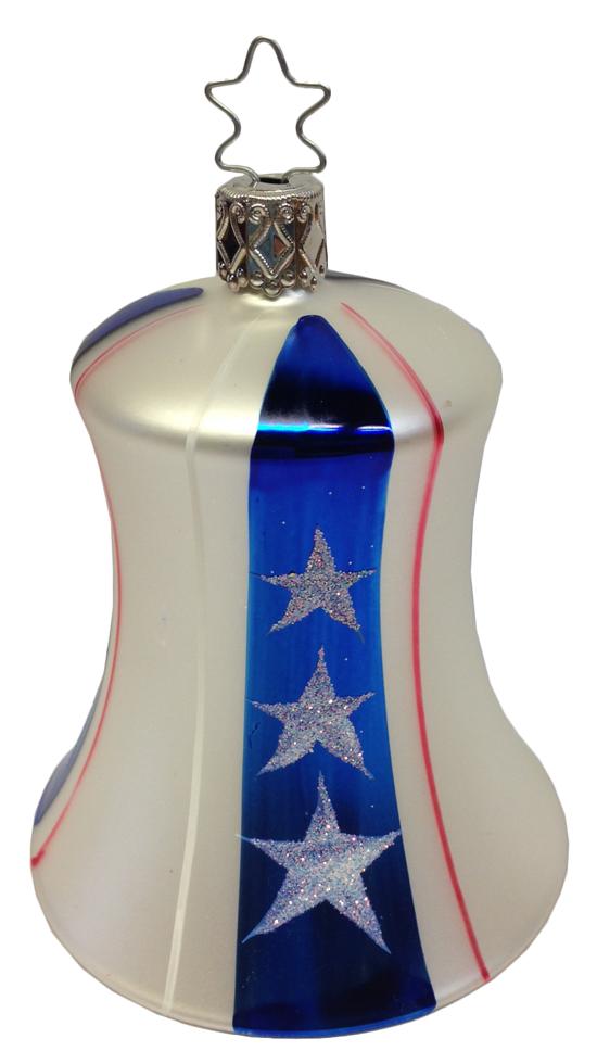 Let Freedom Ring Ornament by Inge Glas of Germany
