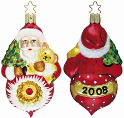 2008 Christmas Reflections Annual Reflector Ornament by Inge Glas of Germany