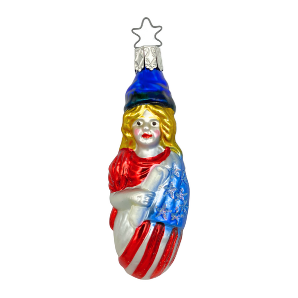 Lady Liberty Ornament by Inge Glas of Germany