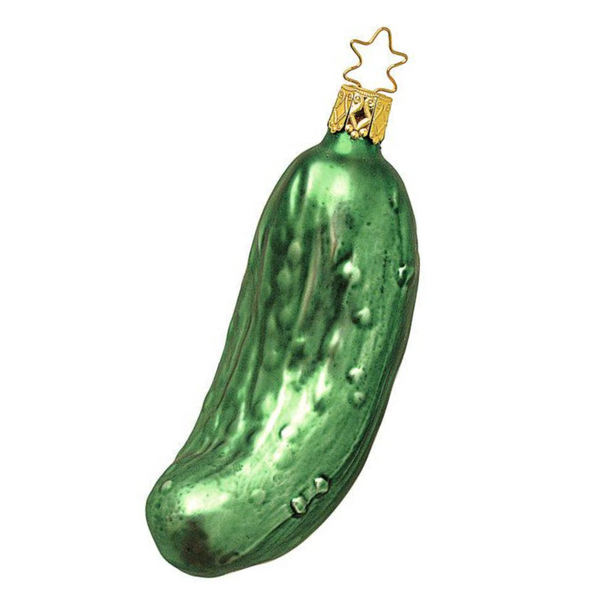 The Legendary Pickle Ornament by Inge Glas of Germany