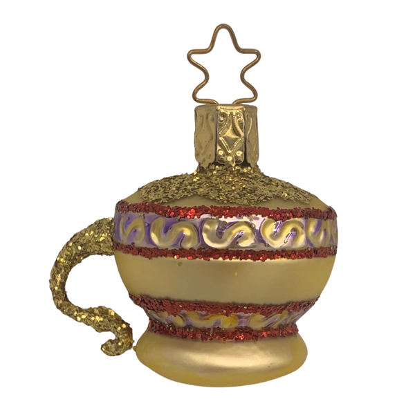 Cup of Tea, teacup ornament by Inge Glas of Germany