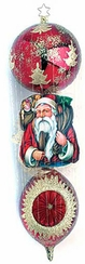 Santa the Living Legend Ornament by Inge Glas of Germany