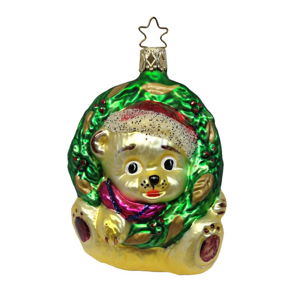 Caught Up in Christmas Ornament by Inge Glas of Germany