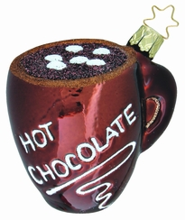 Hot Chocolate Ornament by Inge Glas of Germany