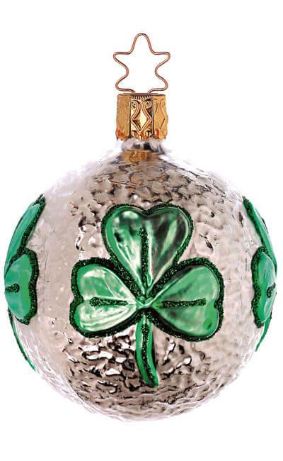 Circle of Clover Ornament by Inge Glas of Germany