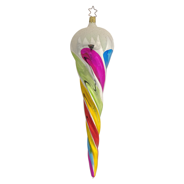 Colors of the Rainbow Icicle by Inge Glas of Germany