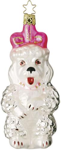 50's Poodle Ornament by Inge Glas of Germany