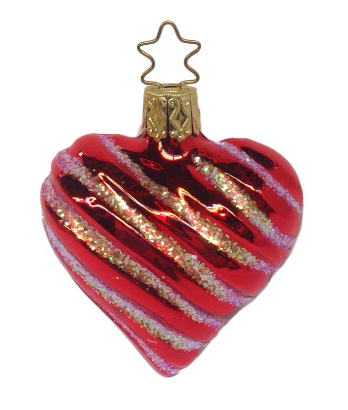 Hearts Abound Ornament by Inge Glas of Germany