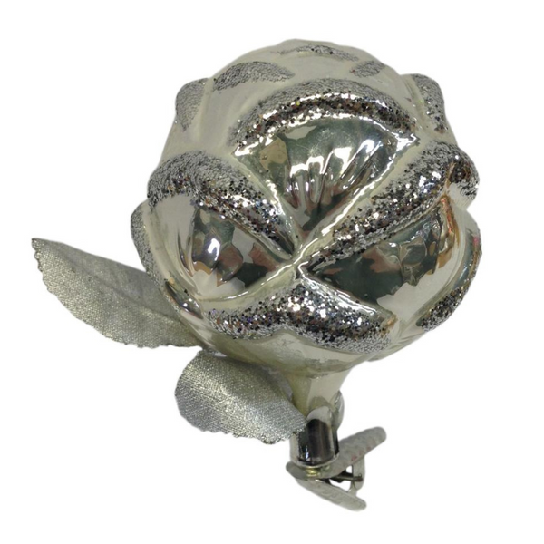 Sterling Rose Ornament by Inge Glas of Germany