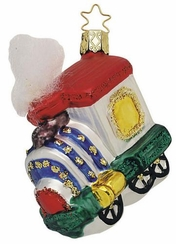 Little Toot Train Ornament by Inge Glas of Germany