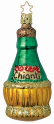Christmas Chianti Ornament by Inge Glas of Germany