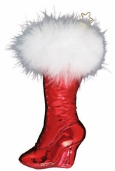 Mrs. Santa's Boot Ornament by Inge Glas of Germany