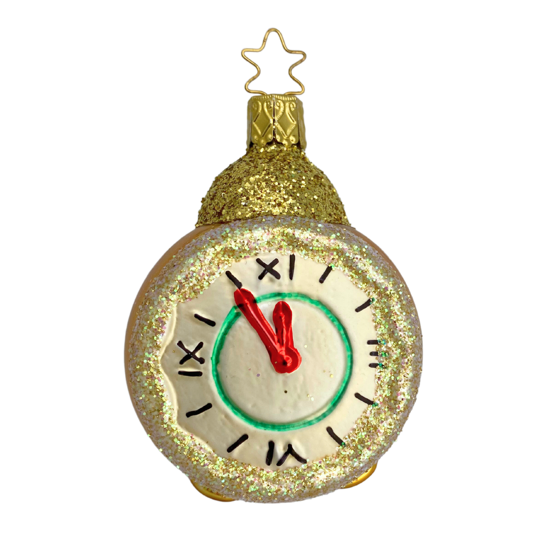 Alarm Clock Ornament by Inge Glas of Germany