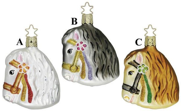 Parade Horse Ornament by Inge Glas of Germany