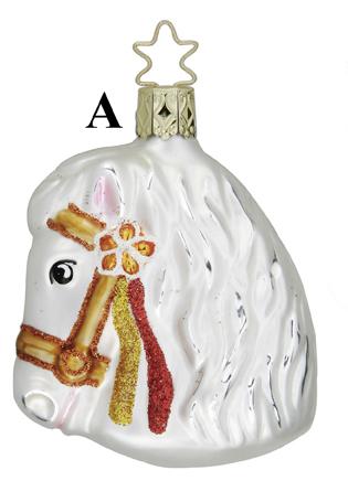 Parade Horse Ornament by Inge Glas of Germany