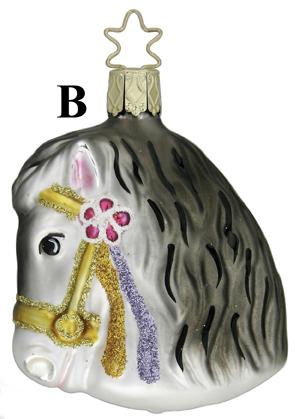 Parade Horse Ornament by Inge Glas of Germany