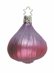 Red Onion Ornament by Inge Glas of Germany