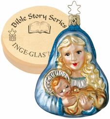 Mary with Baby Ornament by Inge Glas of Germany