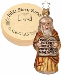 Moses and the Ten Commandments Ornament by Inge Glas of Germany
