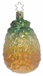 Frosted Pineapple Ornament by Inge Glas of Germany
