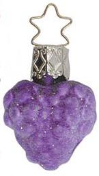 Frosted Fantastic Fruit Ornament by Inge Glas of Germany