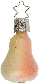 Frosted Fantastic Fruit Ornament by Inge Glas of Germany