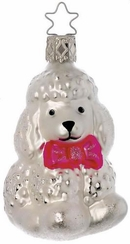 Toy Poodle Ornament by Inge Glas of Germany