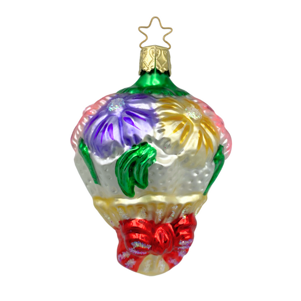 For Me? Bouquet Ornament by Inge Glas of Germany