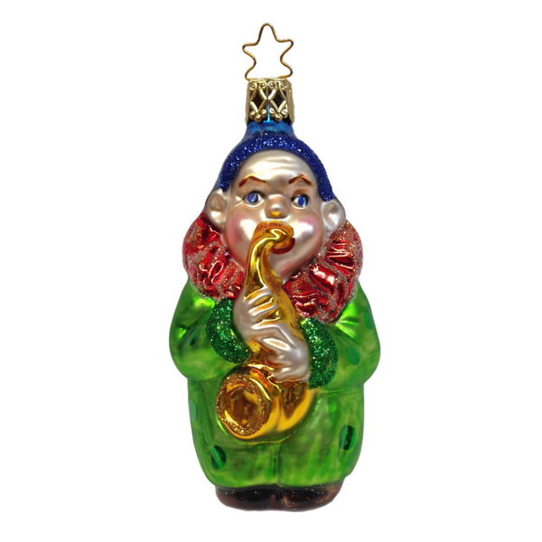 Musical Clown Ornament by Inge Glas of Germany