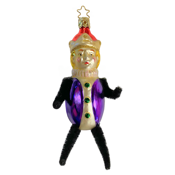 King Ludwig with Chenille Legs Ornament by Inge Glas of Germany