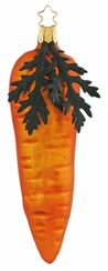 Large Carrot with Leaf Ornament by Inge Glas of Germany