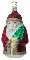 Salzburger Santa Ornament by Inge Glas of Germany